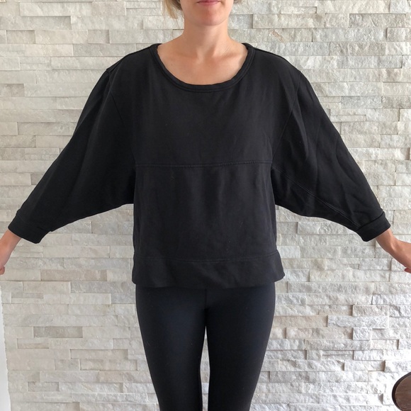Mikoh Tops - Black sweatshirt, Mikoh swimwear